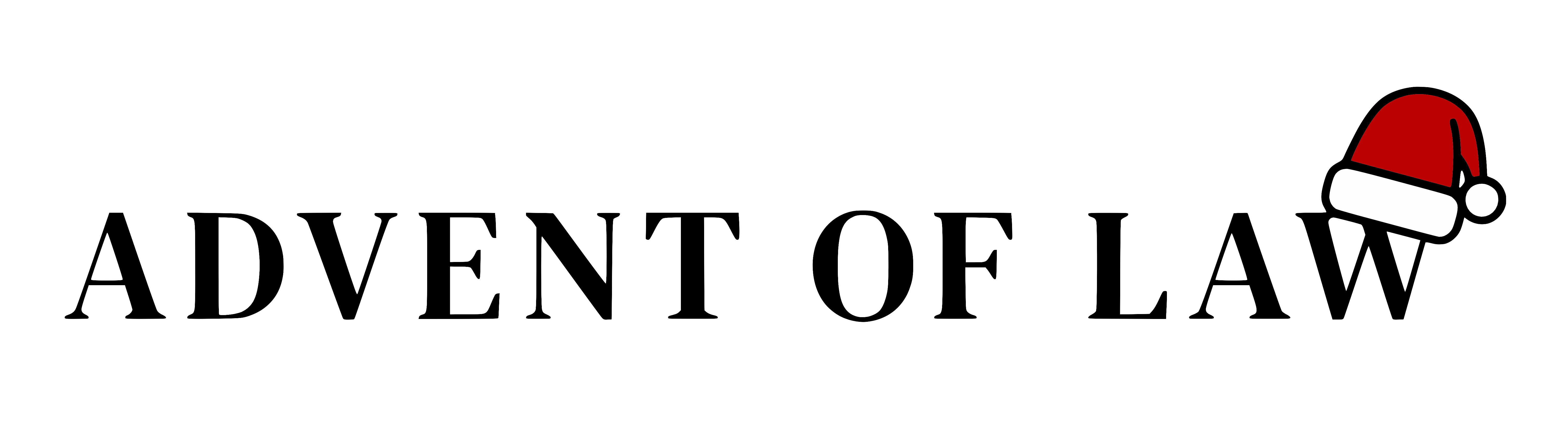 The advent of law logo.